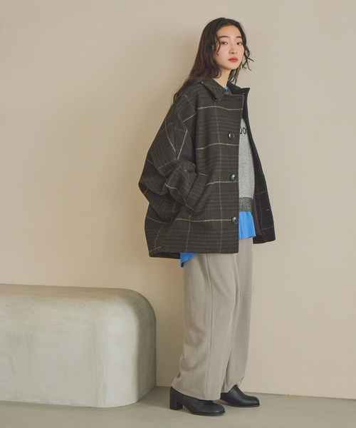 セール】ライトモッサドルマンジャケットコート（ブルゾン）｜niko and