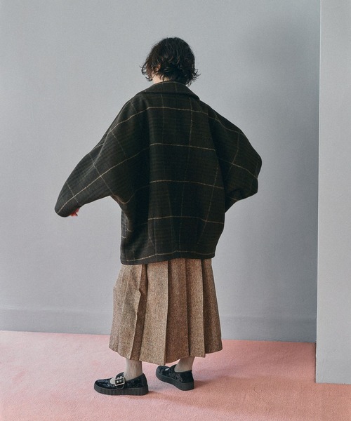 niko and...（ニコアンド）の「ライトモッサドルマンジャケットコート（ブルゾン・レディース・ベージュ/チャコール/ブラウン/ブラック・FREE）」の10枚目の写真