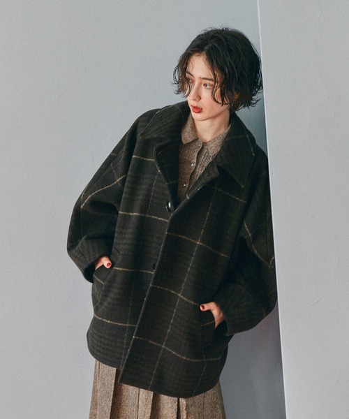 ライトモッサドルマンジャケットコート（ブルゾン）｜niko and