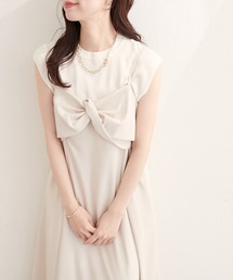 natural couture | 〈osono〉ねじりリボンキャミワンピース(ワンピース)