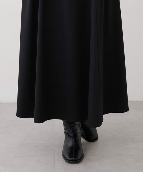 natural couture（ナチュラルクチュール）の「〈osono〉ねじりリボンキャミワンピース（ワンピース・レディース・ブラック/アイボリー/グレー・MEDIUM/LARGE）」の6枚目の写真