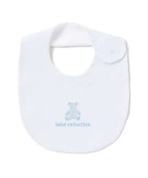 fillot de bebe reduction（フィヨデュベベルダクティオン）の「【日本製】クマ刺しゅうスタイ（その他ベビー用品）」