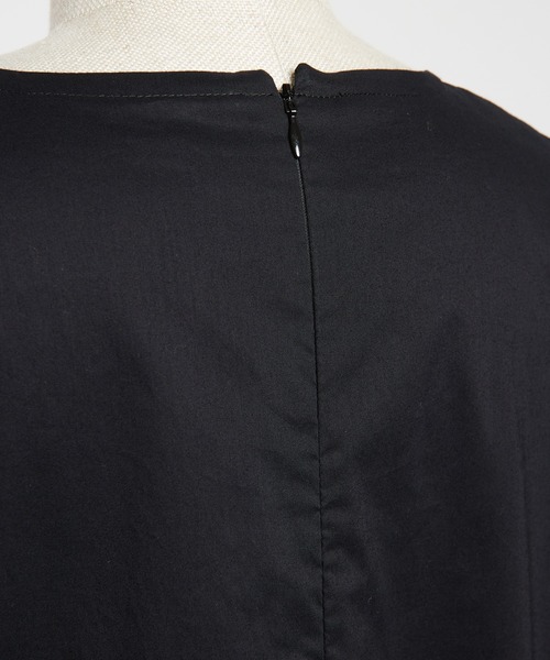 gomme(ゴム)の「ティアードワンピース(シャツワンピース・レディース・ブラック・MEDIUM)」の8枚目の写真