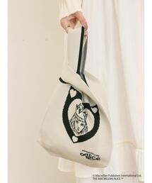 Samansa Mos2 | 【Alice×Samansa Mos2】ニットバッグ(ハンドバッグ)