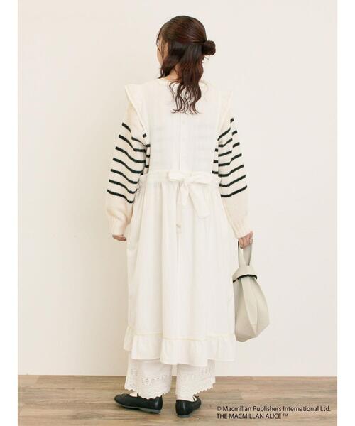 Samansa Mos2（サマンサ モスモス）の「【Alice×Samansa Mos2】ニットバッグ（ハンドバッグ・レディース・キナリ/ブラック・F）」の6枚目の写真