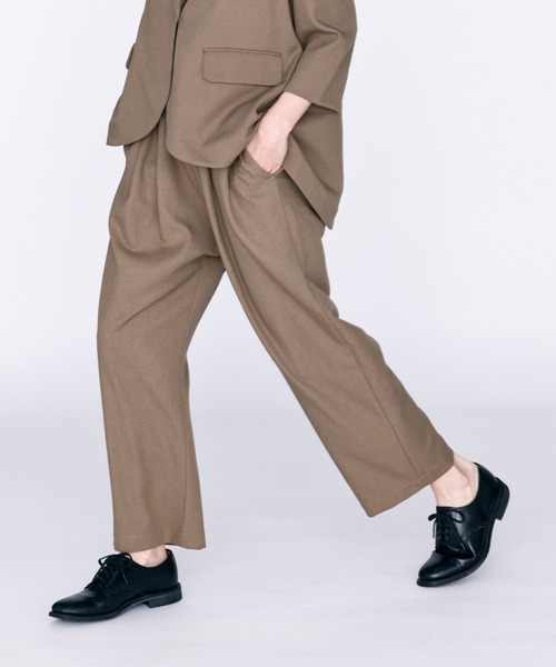 Kelen(ケレン)の「「KELEN / ケレン」タックデザインパンツ(その他パンツ・レディース・グレー/ブラック/オートミール/ブラウン・S/M)」の6枚目の写真