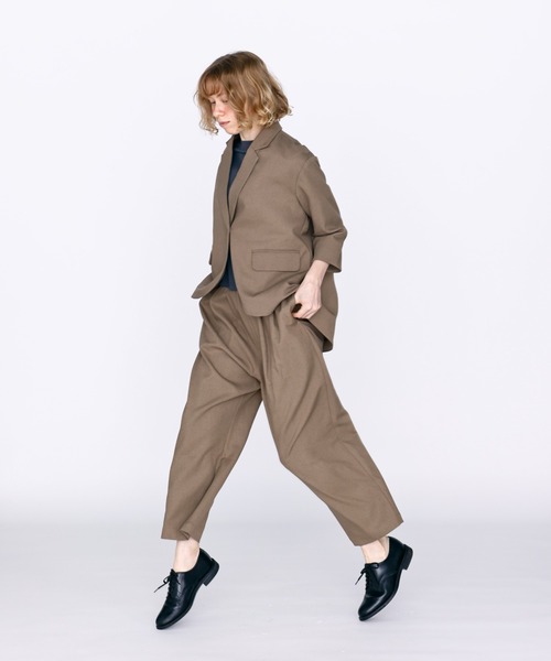 Kelen(ケレン)の「「KELEN / ケレン」タックデザインパンツ(その他パンツ・レディース・グレー/ブラック/オートミール/ブラウン・S/M)」の11枚目の写真