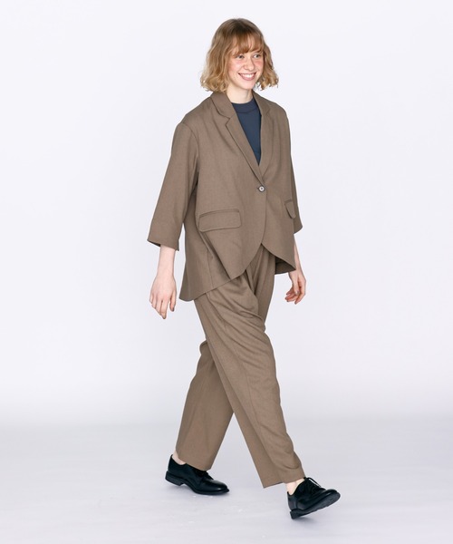Kelen(ケレン)の「「KELEN / ケレン」タックデザインパンツ(その他パンツ・レディース・グレー/ブラック/オートミール/ブラウン・S/M)」の13枚目の写真