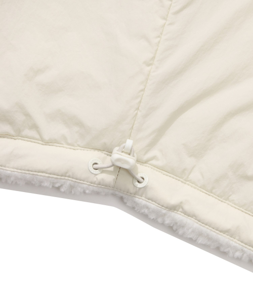 COVERNAT(カバーナット)の「アーチロゴフードシェルパジャケットアイボリー(その他アウター・レディース・その他・XX-LARGE/MEDIUM/LARGE/X-LARGE)」の8枚目の写真