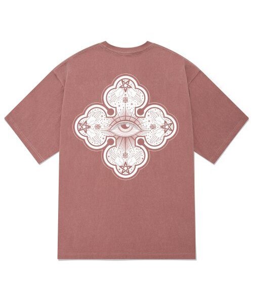 KAN6312(カン6312)の「KTPP0122 イリュナミティピグメント半袖Tシャツ - ピンク(Tシャツ/カットソー・メンズ・その他・MEDIUM/LARGE/X-LARGE)」の1枚目の写真