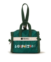 LeSportsac（レスポートサック）の「MICRO WEEKENDER CHARM LSSタイポグラフィチャームグリーン（チャーム）」