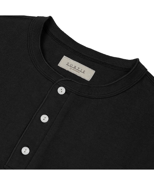 sortie(ソルティ)の「Utility Henly neck Long Sleeve (Black)(Tシャツ/カットソー・メンズ・その他・LARGE/MEDIUM/X-LARGE)」の3枚目の写真