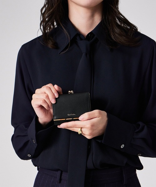 Newスワールトリム がま口3つ折り財布 / 555419 W130（財布）｜Paul