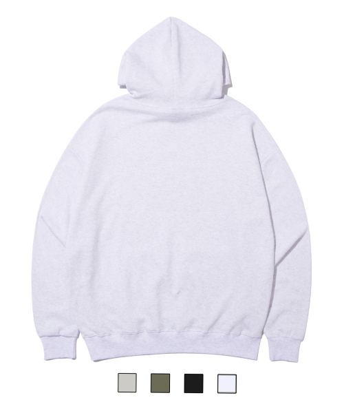 DOUBLE JD（ダブルジェイディー）の「Point Label Hoodie (Light Gray)（パーカー・メンズ・その他・MEDIUM/LARGE）」の2枚目の写真