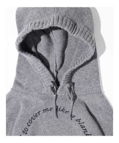 MASSNOUN（マスノウン）の「サークルアフィニオンフードニット MSTNT001-GY（ニット/セーター・レディース・その他・MEDIUM/LARGE）」の3枚目の写真