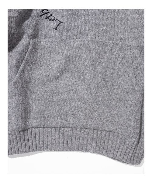 MASSNOUN（マスノウン）の「サークルアフィニオンフードニット MSTNT001-GY（ニット/セーター・レディース・その他・MEDIUM/LARGE）」の5枚目の写真