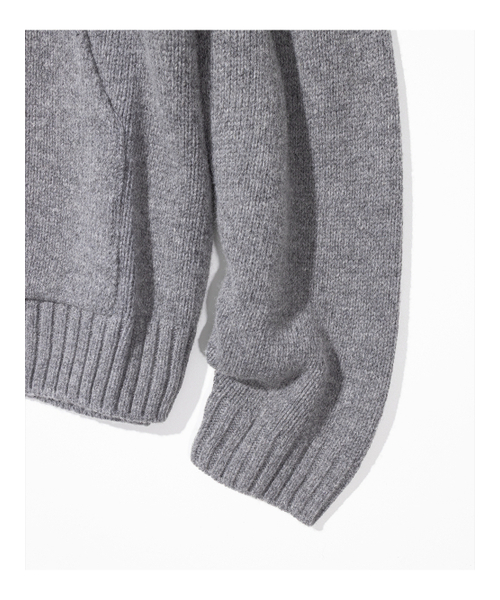 MASSNOUN（マスノウン）の「サークルアフィニオンフードニット MSTNT001-GY（ニット/セーター・レディース・その他・MEDIUM/LARGE）」の6枚目の写真