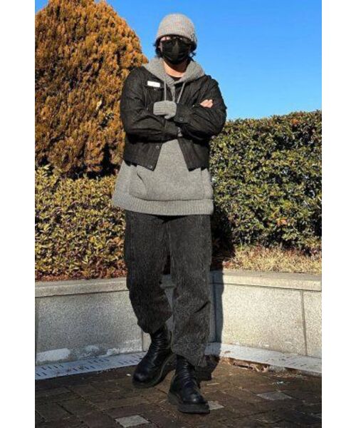 MASSNOUN（マスノウン）の「サークルアフィニオンフードニット MSTNT001-GY（ニット/セーター・レディース・その他・MEDIUM/LARGE）」の8枚目の写真