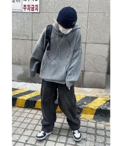 MASSNOUN（マスノウン）の「サークルアフィニオンフードニット MSTNT001-GY（ニット/セーター・レディース・その他・MEDIUM/LARGE）」の10枚目の写真