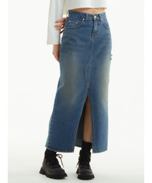 UNKNOWN PLANET（アンノウンプラネット）の「デニムロングスカートサンドブルー（スカート）」