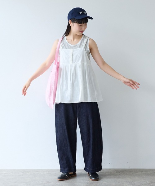 bulle de savon(ビュルデサボン)の「patchwork ジャカード キャミブラウス(シャツ/ブラウス・レディース・ホワイト・FREE)」の6枚目の写真