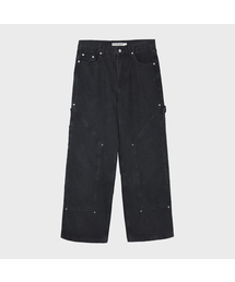 PHYSICAL DEPARTMENT（フィジカル デパートメント）の「スパークルカーペンター デニムパンツ_ブラック（デニムパンツ）」