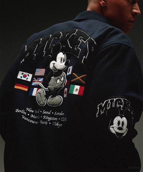 DISNEY | HUF WORLDWIDE TOUR VARSITY JACKET