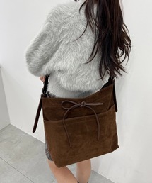 PHILLY（フィリー）の「リボンスウェードタッチショルダーバッグ（ショルダーバッグ）」