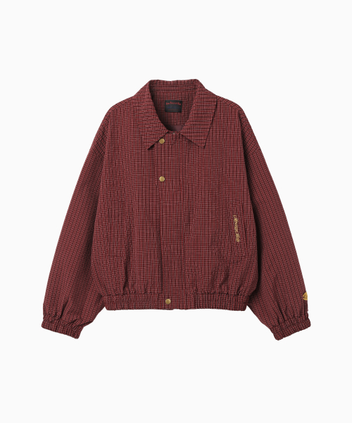 MENASOO(ミナス)の「MNS Classic Check Jacket_Burgundy(その他アウター・レディース・バーガンディー・F)」の13枚目の写真