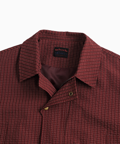 MENASOO(ミナス)の「MNS Classic Check Jacket_Burgundy(その他アウター・レディース・バーガンディー・F)」の16枚目の写真