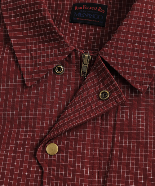 MENASOO(ミナス)の「MNS Classic Check Jacket_Burgundy(その他アウター・レディース・バーガンディー・F)」の17枚目の写真