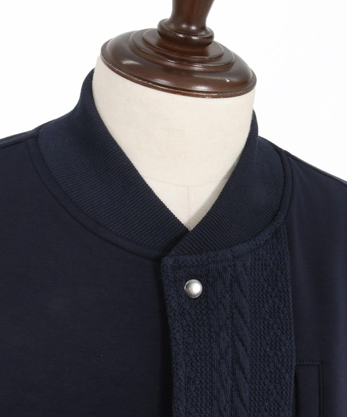 felkod(フィルコッド)の「mj11311-Cable Knit Like Cardboard Knit Blouson ブルゾン(F26S010)(ブルゾン・メンズ・ブラック/ネイビー・S/M/L)」の19枚目の写真
