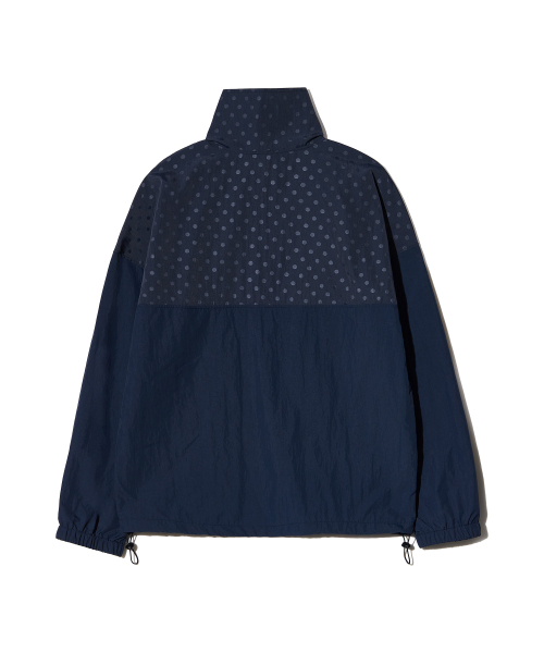 PIECEMAKER（ピースメーカー）の「DOT NYLON HALF ZIP UP (NAVY)（その他トップス・レディース・その他・MEDIUM）」の4枚目の写真