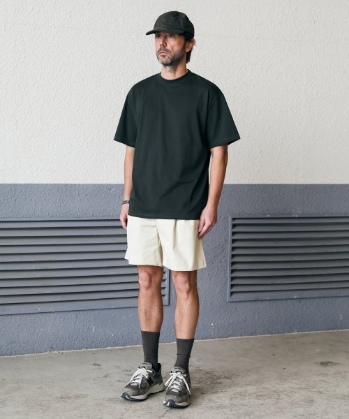 ESN(イーエスエヌ)の「プレミアムシングルセミオーバーフィットTシャツディープカーキ(Tシャツ/カットソー・メンズ・その他・MEDIUM/X-LARGE/XX-LARGE/LARGE)」の2枚目の写真