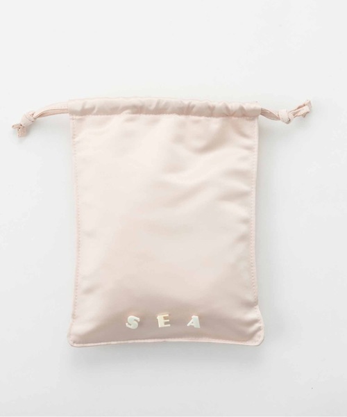 SEA(シー)の「SEAサテン巾着 S(ショルダーバッグ・レディース・ピンク/ブラック・ONE SIZE)」の15枚目の写真