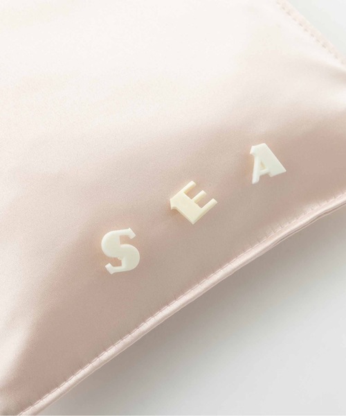 SEA(シー)の「SEAサテン巾着 S(ショルダーバッグ・レディース・ピンク/ブラック・ONE SIZE)」の17枚目の写真