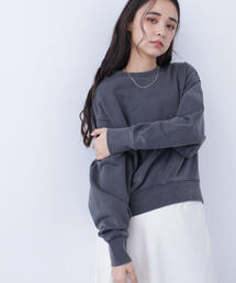 NATURAL BEAUTY BASIC（ナチュラルビューティーベーシック）の「ロゴ刺繍スウェットプルオーバー（スウェット）」