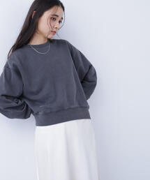 N.（N. Natural Beauty Basic） | ロゴ刺繍スウェットプルオーバー(スウェット)