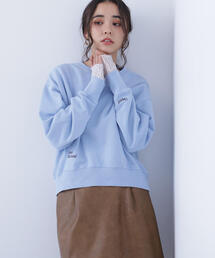 N.（N. Natural Beauty Basic） | ロゴ刺繍スウェットプルオーバー(スウェット)