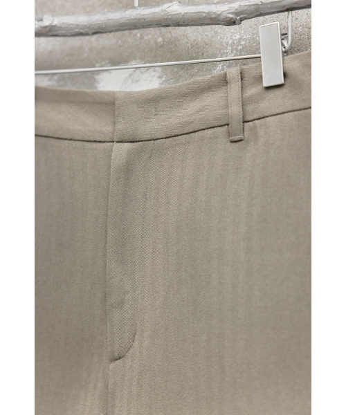 YOUTH(ユース)の「Triple Stitch Wide Trousers - Beige Herringborn(スラックス・レディース・その他・SMALL/MEDIUM/LARGE)」の10枚目の写真