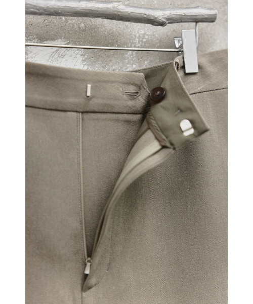YOUTH(ユース)の「Triple Stitch Wide Trousers - Beige Herringborn(スラックス・レディース・その他・SMALL/MEDIUM/LARGE)」の11枚目の写真