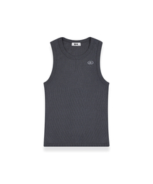 R-0029 / DYED UNIQUE SLEEVELESS(GRAY)