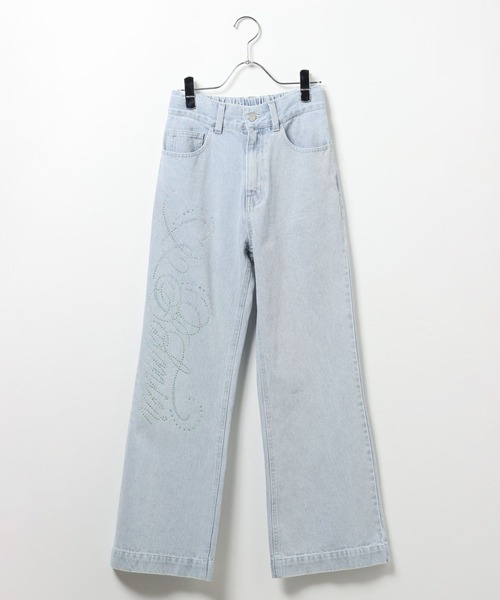 repipi armario（レピピ アルマリオ）の「トキメキビジュ―DNMパンツ（デニムパンツ・キッズ・ブルー系その他2/ブラック系その他/ブルー系その他・SMALL/MEDIUM/LARGE）」の5枚目の写真