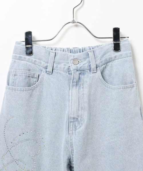 repipi armario（レピピ アルマリオ）の「トキメキビジュ―DNMパンツ（デニムパンツ・キッズ・ブルー系その他2/ブラック系その他/ブルー系その他・SMALL/MEDIUM/LARGE）」の8枚目の写真