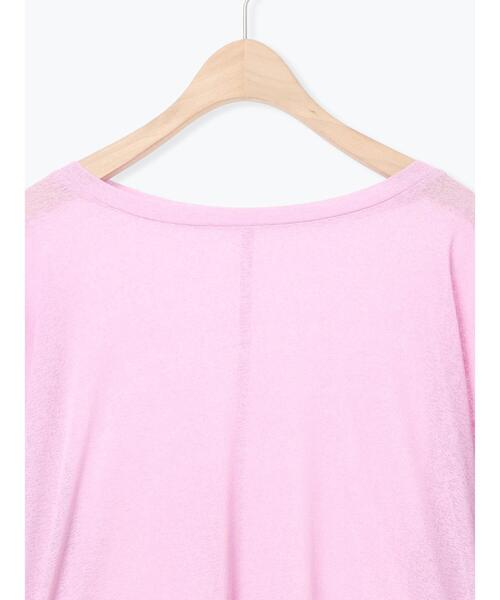 Samansa Mos2（サマンサ モスモス）の「【ZOZO限定】シアートップス（Tシャツ/カットソー・レディース・イエロー/ベージュ/ピンク/ホワイト/ブラック・F）」の10枚目の写真