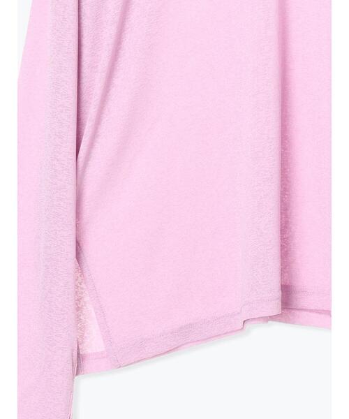 Samansa Mos2（サマンサ モスモス）の「【ZOZO限定】シアートップス（Tシャツ/カットソー・レディース・イエロー/ベージュ/ピンク/ホワイト/ブラック・F）」の12枚目の写真