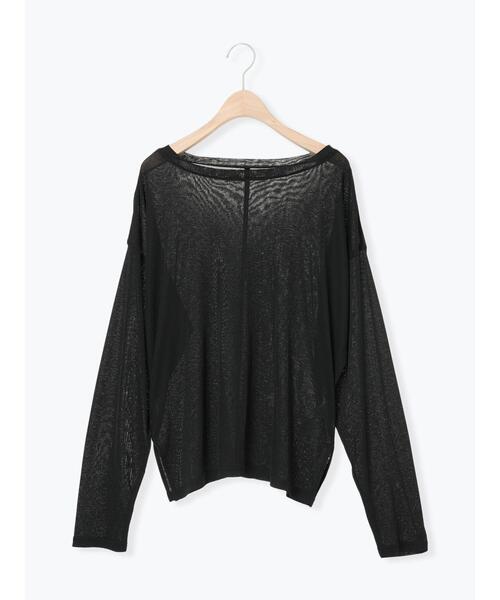 Samansa Mos2（サマンサ モスモス）の「【ZOZO限定】シアートップス（Tシャツ/カットソー・レディース・イエロー/ベージュ/ピンク/ホワイト/ブラック・F）」の16枚目の写真