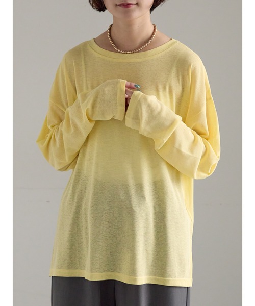 ZOZO限定】シアートップス（Tシャツ/カットソー）｜Samansa Mos2