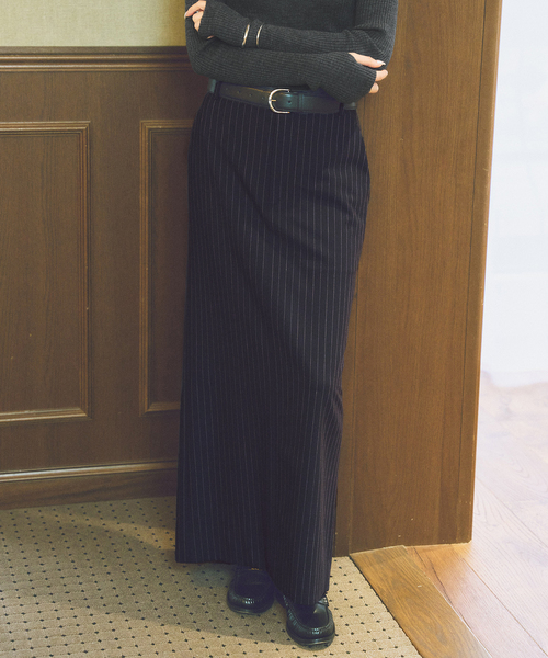 plage（プラージュ）の「bell tight スカート（スカート・レディース・チャコールグレー/ネイビー・38/34）」の7枚目の写真