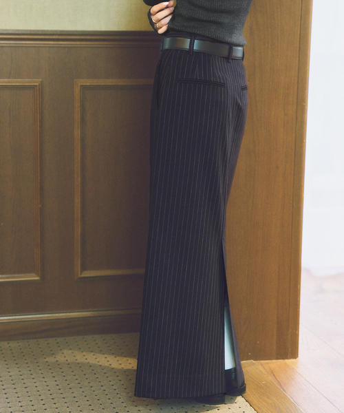 plage（プラージュ）の「bell tight スカート（スカート・レディース・チャコールグレー/ネイビー・38/34）」の8枚目の写真